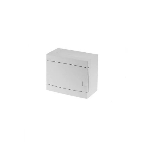 Armario de superficie puerta gris 8 módulos IP 40 - 1 Armario de superficie puerta gris 8 módulos IP 40 - 1