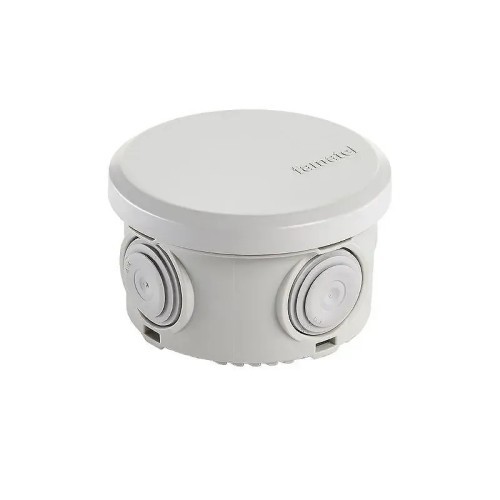 Caja estonca redonda con conos no halógenos D70x45 IP65 Famatel 3027 - 2