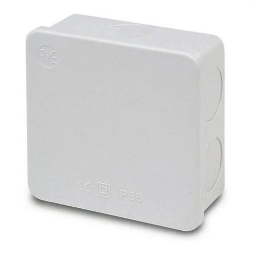 Caja estanca ciega no halógenos 80x80x36 tapa presión IP55 Famatel 3062 - 1