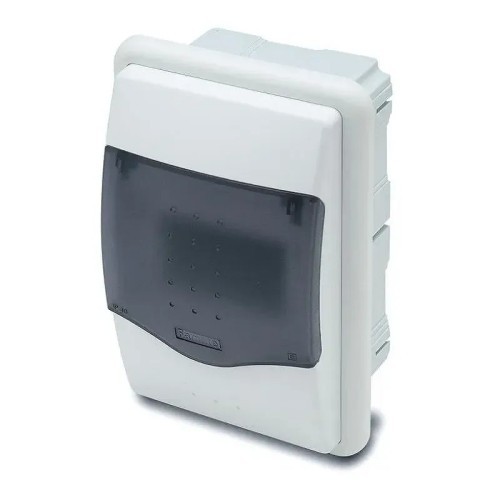 Cuadro de empotrar 4 módulos puerta transparente IP40 Famatel 3504 - 1