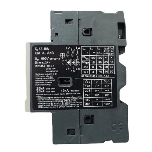 Guardamotor APGM32 Rango de 0,63 a 32 Amperios - 5