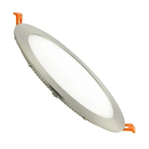 Downlight LED 15W Circular Silver SuperSlim Empotrable Corte Ø 185 mm - 1